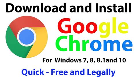 Download & install Google Chrome .